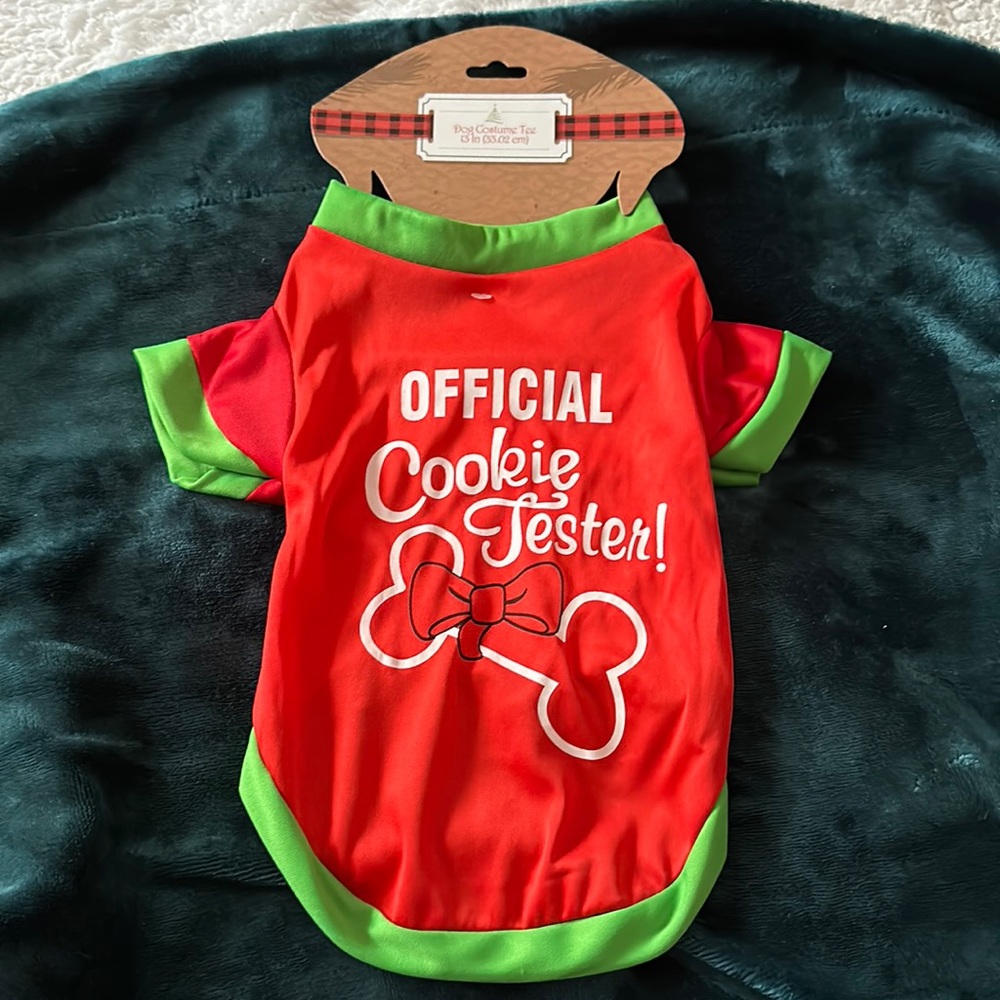 Holiday Official Cookie Tester Dog Tee